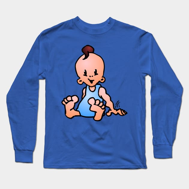 Baby boy Long Sleeve T-Shirt by Cardvibes